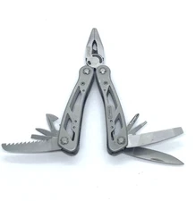 STANLEY Multitool 12-in-1  Grey Stainless Steel Knife Pliers EDC (84-519K)