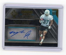 2019 Panini Majestic Football MYLES GASKIN RC Auto #d 04/49