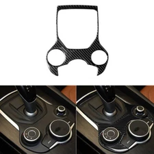 For Alfa Romeo Giulia 2017-2019 Carbon Fiber Inner Gear Shift Panel Cover Trim