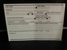 Vintage SPY HUNTER Nintendo T-Shirt Order Form Game SUNSOFT Insert SUN-NES-US