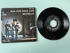 Vinile 45 Giri The Beatles - Run for your life / Michelle - Parlophon Italia
