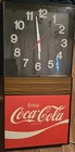 Working vintage "Enjoy Coca-Cola" wall clock *No Light*