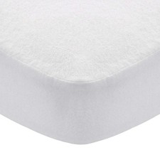 White Cotton Flannel Crib Sheet Soft Fitted Standard Toddler Bed 28x52 Inch