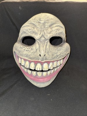 Latex mask Scary Smile Moon Lizard monster Teeth Halloween Cosplay Theatre face