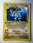 Pokemon TCG Machamp 1st Edition Base Set Holo Rare 8/102 1999 ENG Wizards