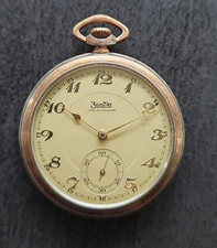 Antike Zentra 0,800 Silber Taschenuhr Pocket Watch Montre de Poche - 2-7