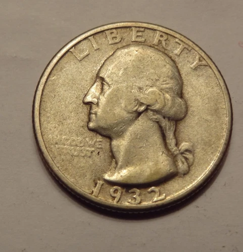 1932 WASHINGTON QUARTER, XF CONDITION. NICE CIRCULATED COIN