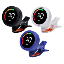 Guitar Tuner Guitar Accessories 360 Degree Rotate Supplies LCD Display Portable