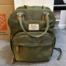 Baby Diaper Bag /Backpack, RUVALINO Multifunction Travel Luggage-Olive Green-
