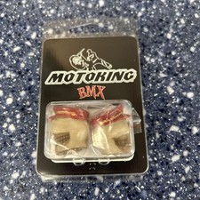 Motoring BMX Schrader Valve Captain Caps Red
