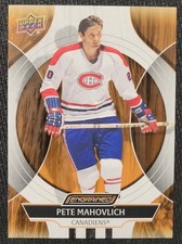 2024-25 Upper Deck Engrained Icons Pete Mahovlich #22 Montreal Canadians HOF