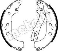 Metelli Bremsbackensatz 53-0088 Passend FüR Fiat Lancia Opel