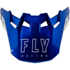 Fly Racing Formula CC Centrum Visor - Metallic Blue/Light Grey - YL/SM 73-47132S