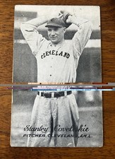 1921 Exhibits Stan Coveleskie Cleveland Indians Rookie, HOF