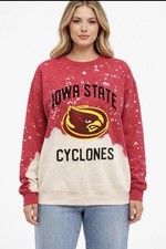 Iowa State Cyclones Gameday Couture Women's Pullover Long Sleeve Cardinal Sz XL