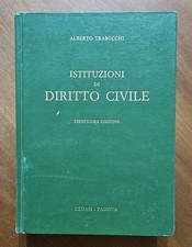Istituzioni Di Diritto Civile - A. Trabucchi - Edizione Aggiornata CEDAM, 1989.