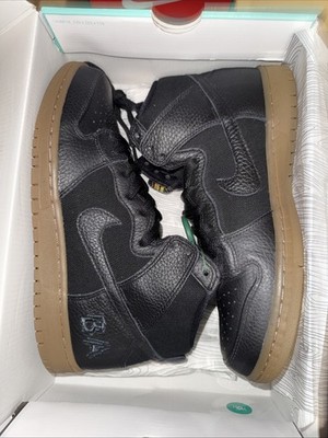 Nike SB ZOOM Dunk High Pro X Brian Anderson Anti Hero Blk/Gum AH9613-001 Sz 10