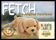 1999 Beanie Babies Series 2 Fetch the Golden Retriever #170