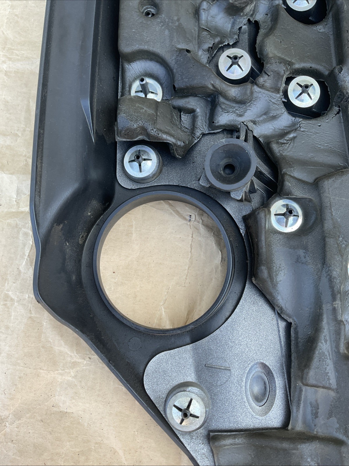 14-17 Maserati Ghibli V6 Engine Motor Cover Shield Guard Trim Panel OEM