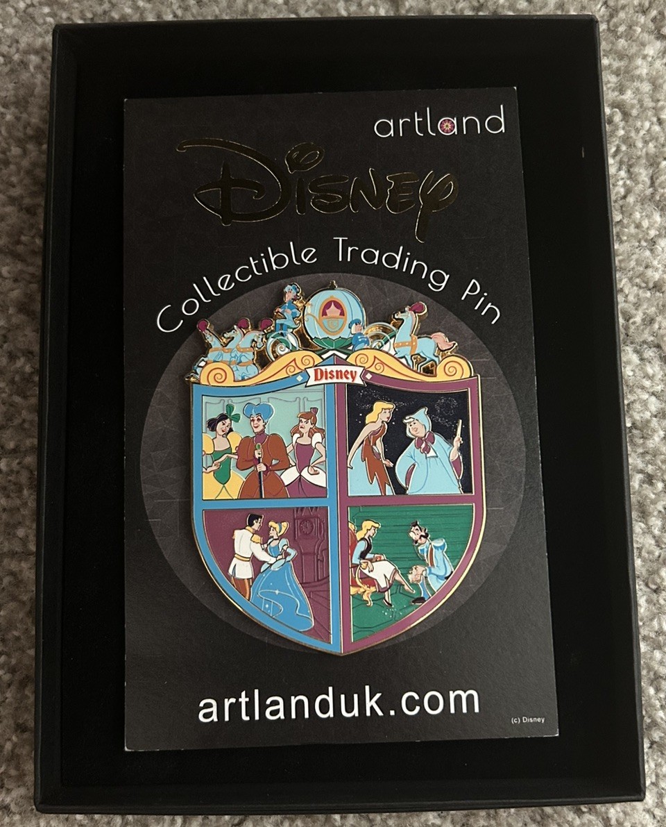 Disney Artland Cinderella Crest Pin - LE 125 (With Box)