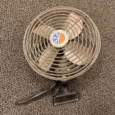 Vintage Bergstrom 7 Metal Truck Cab Dash Mount Electric Fan Untested