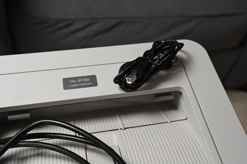 Brother HL-2130 Stampante Laser Monocromatica b/n grigia con cavi e toner - Foto 7 di 8
