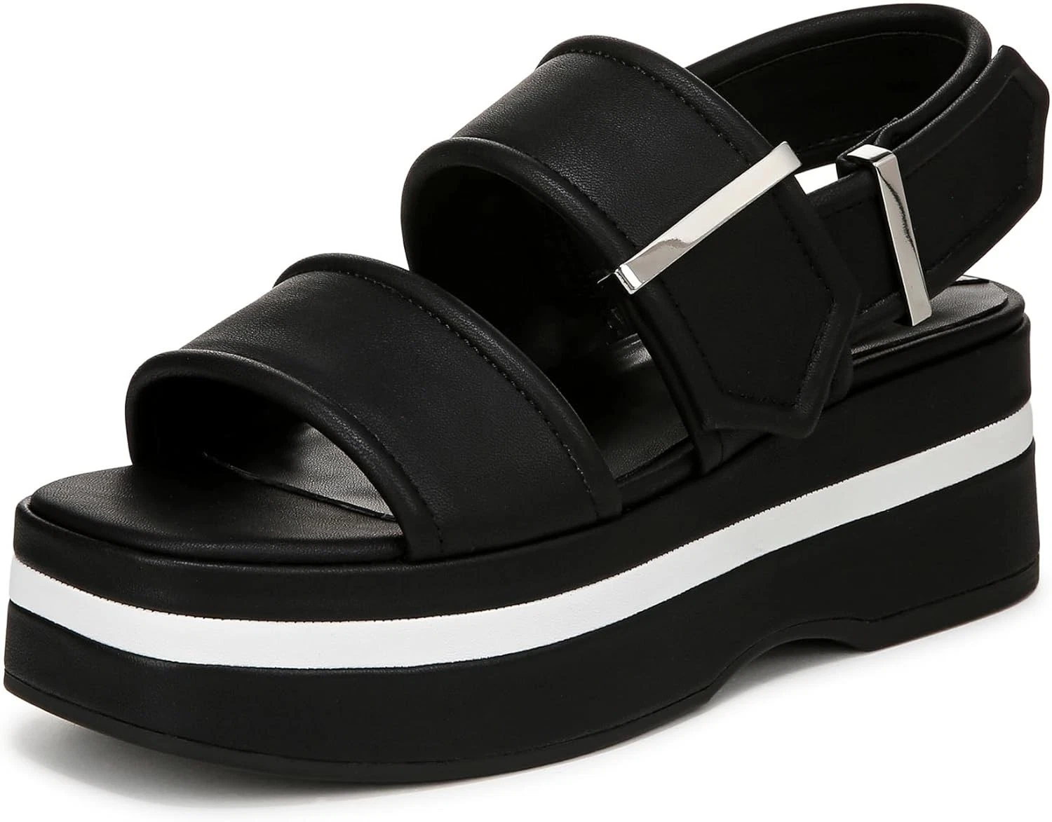 Franco Sarto Piper Women's Black Sandals NW/OB 8M