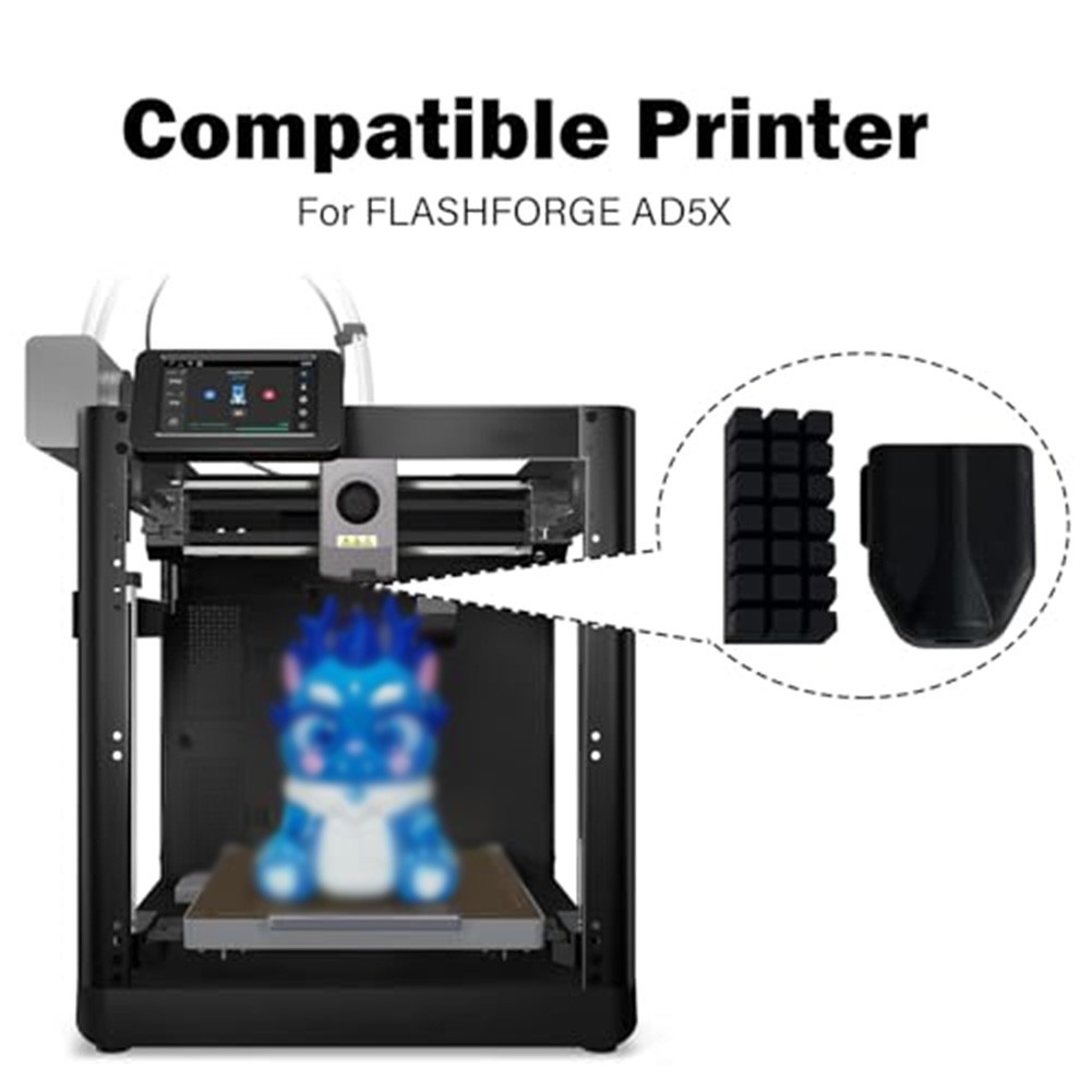 Silicone Cover for AD5X Nozzle Cleaning Brush for Flashforge For 3D Printer Set