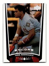 Ivan Rodriguez 1999 Upper Deck Encore #86 HOF Texas Rangers Mint