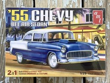 Amt 1955 Chevy Bel Air 125 Scale Sealed Model Kit 2 In 1 Street Rod Or Stock Amt 1955 Chevy Bel Air 125 Scale Sealed Model Kit 2 In 1 Street Rod Or Stock