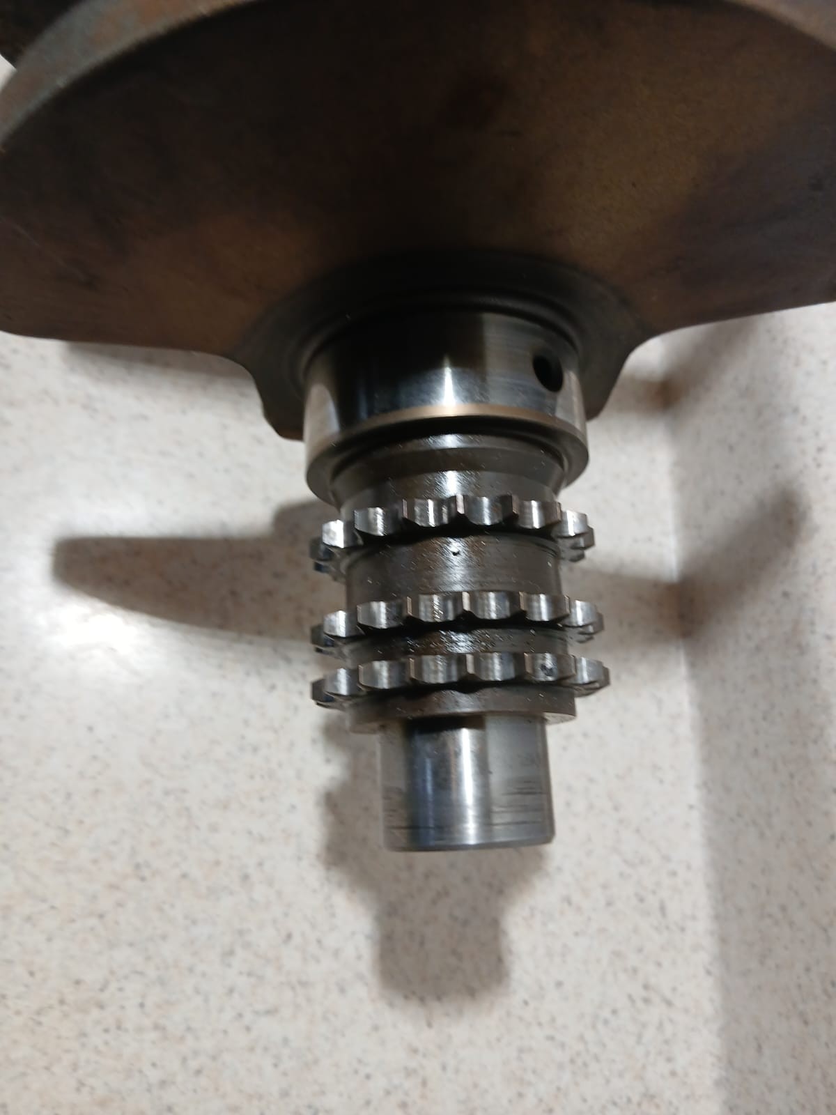 1992-2002 Mercedes R129 W140 600 6.0L V12 M120 Engine Crankshaft and Head