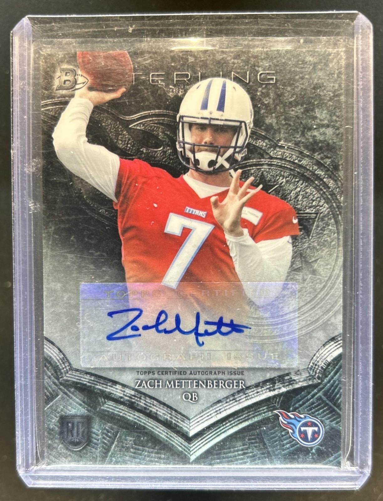 Zach Mettenberger Bowman Sterling Autograph #BSAZM Base