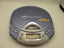 Sony Walkman D-CJ500 Vintage CD Player G-Protection Tested Works Metallic Blue