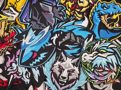 Beyblade X Iron on Patches