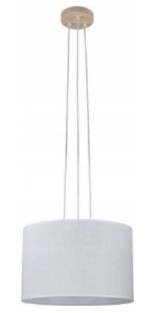 DOVE WHITE/ BEIGE HANGING SOCKET 3X E27/ 15W IP20 METAL 1771