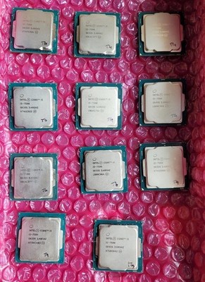 Lot of 11 Intel i5-7500 Quad Core Processors, SR335, 3.40Ghz