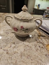 Vintage Dorset Sugar Bowl with Lid by SCIO – 5” Tall – Made in USA - CottageCore