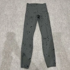 Vuori Women's Size XS Green Oregano Splatter Stride Leggings VW429