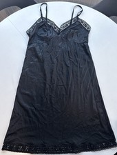 WONDERMAID Nylon BLACK FULL DRESS SLIP Women's Size 36