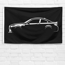 For BMW M2 F87 Enthusiast 3x5 ft Flag Dad Birthday Gift Banner
