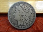 1887 United States Morgan Silver Dollar $1 - No Reserve - Free S&H USA