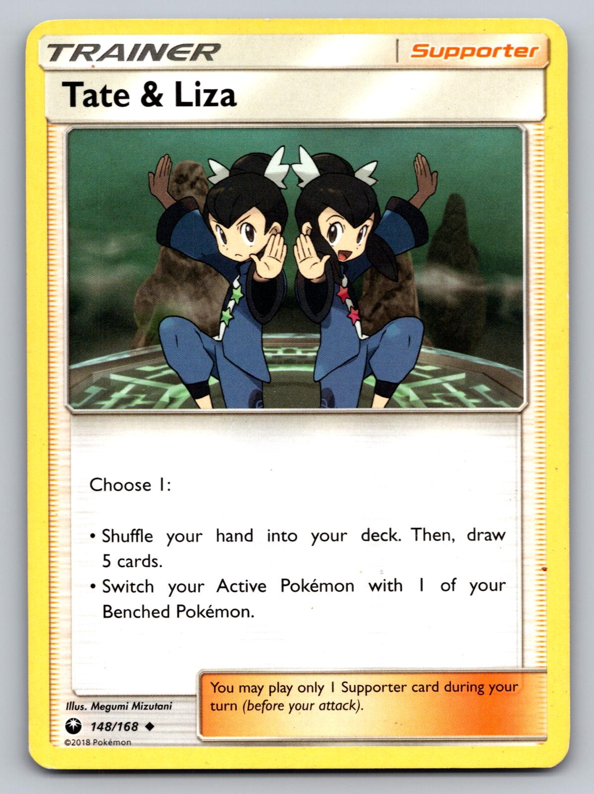 Tate & Liza 148/168 Uncommon Celestial Storm Pokemon Lightly Played