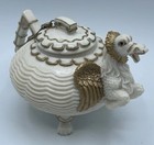 Nini Griffin Hand Painted Miniature Faux Teapot Trinket Box  4.5” x 3" — photo 1