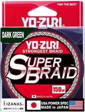 Yo-Zuri SuperBraid Dark Green - 150 Yard Spool