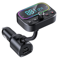 Bluetooth FM Transmitter Wireless Car Adapter MP3 Player USB Charger Hands Free