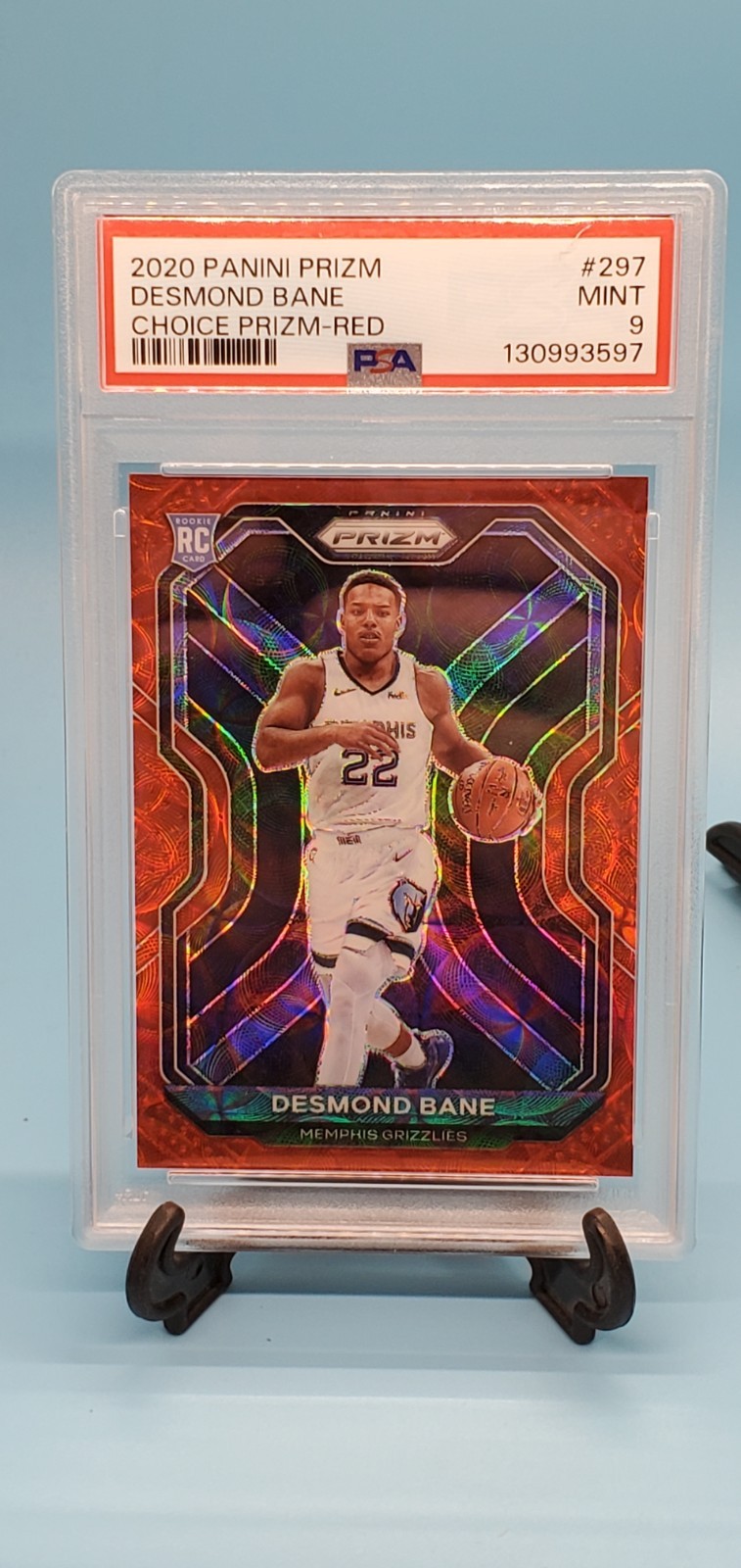 2020 Prizm Choice Desmond Bane Red /88 PSA 9