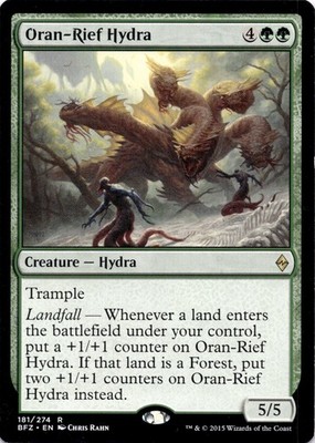Oran-Rief Hydra BFZ #181 Rare Battle for Zendikar Magic: The Gathering LP