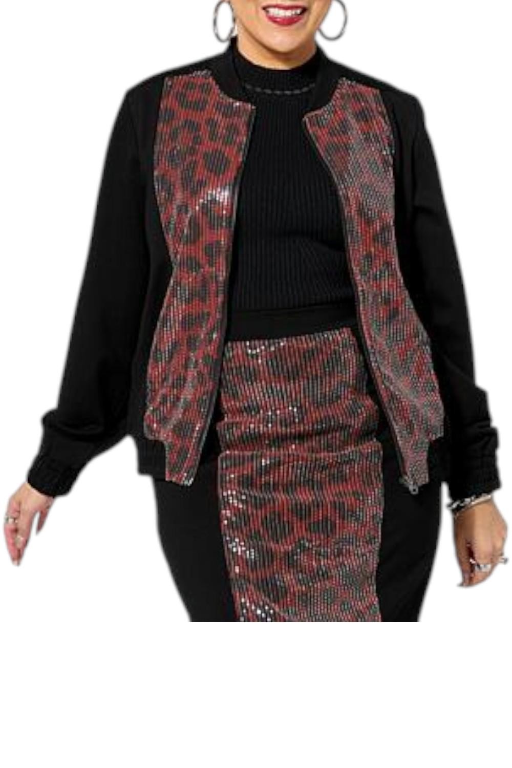 FILA Giacca Bomber Donna Harlem's Fashion Row x In Earnest Vino Animale