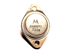 2N6031 "Original" Motorola all metal Transistor 1  pc