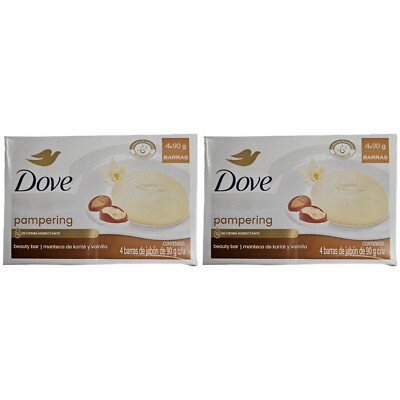 DOVE Pampering Beauty Cream Bar 90g (insgesamt 8 Riegel )